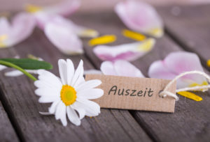 Auszeit - stressfreier Leben - 