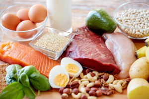 Lebensmittel mit viel Eiweiss - 